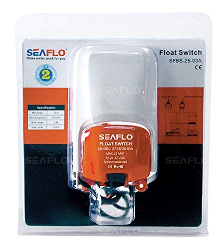 [AUSTRALIA] - SEAFLO SFBS-30-01 Heavy Duty Float Switch (12V, 24V, 32V, and up to 30 Amp) 