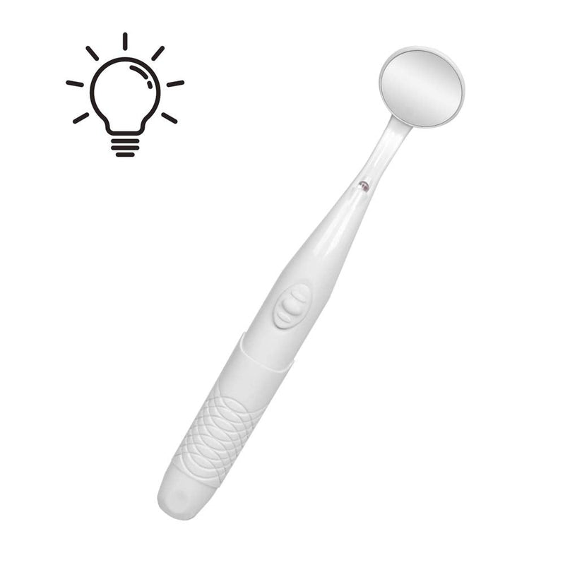 Dental Mirror with LED Light,Mornwell Dental Inspection Mirror Oral Mouth Tooth Mirror with Battery(Included) - BeesActive Australia