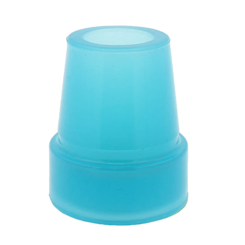 2Pcs: 19mm 3/4" Glow Blue in The Dark Rubber Ferrules for Walking Sticks - by Lifeswonderful - BeesActive Australia