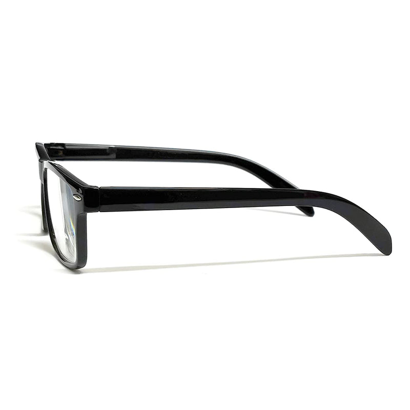 TWINKLE TWINKLE Reading Glasses Spring Hinge Mens Womens Classic Reader R141 (Black, 1.75 Magnification) Black +1.75 Magnification - BeesActive Australia