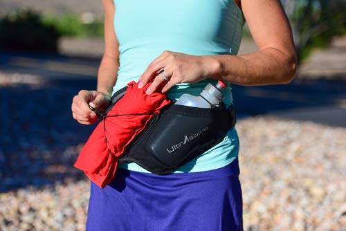 [AUSTRALIA] - Ultraspire Essential Bottle Pack Hydration Belt Ultra Violet Universal (Chest Size: 26″-43″) 