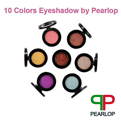 Natural, Glitter, matte, Multi Color, Ultra-Blendable, Rich Color with Velvety Texture Eyeshadow | Professional grade and quality with 10 Must Have Elegant Shades by Pearlop (02) 02 - BeesActive Australia