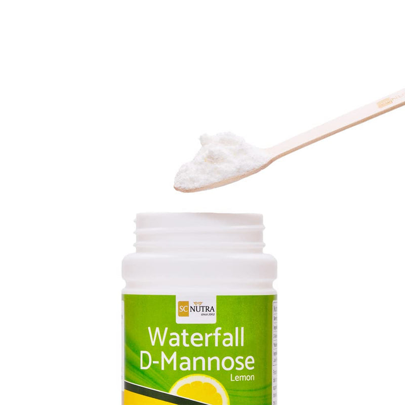D-Mannose & Organic Alkalising Lemon Juice Powder 50g - Great Tasting & Lemon Sherbert Flavour - SC Nutra (Sweet Cures) - BeesActive Australia