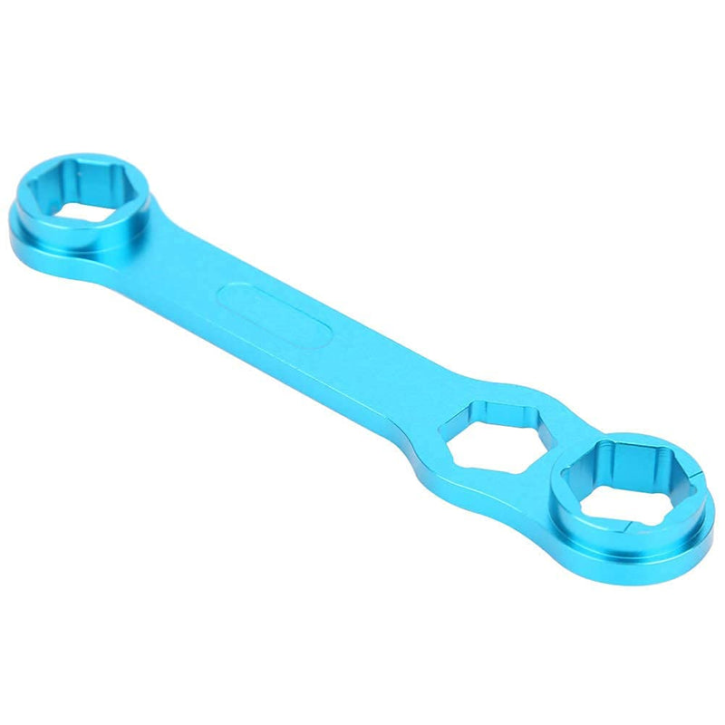 Vbestlife DIY Fishing Reel Wrench Tool, Blue Fishing Reel Care Maintenance Wrench for Fishing Reel Tool - BeesActive Australia