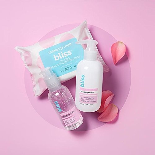 Bliss - Makeup Melt Never-Greasy Eye Makeup Remover Gel | Cooling & Soothing Gel for Eye Makeup Removal | Hydrating Eyelid Cleanser & Mascara Remover | Vegan | Cruelty Free | Paraben Free | 4.0 fl.oz. - BeesActive Australia