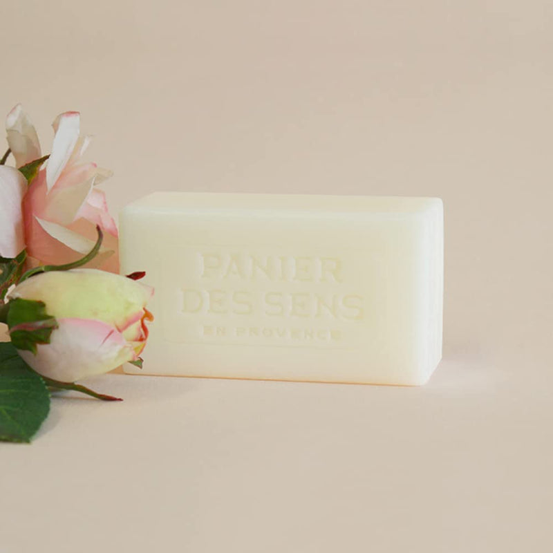 Panier des Sens Rose Bar Soap with Olive Oil - 97% natural & Made in France - 2 bars, 5.3oz/150g each - BeesActive Australia
