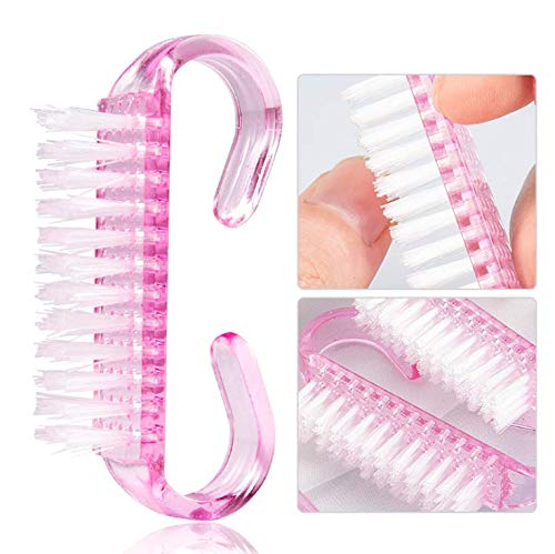 12-Pack Handle Grip Nail Brush(assorted color), Fingernail Scrub Cleaning Brushes for Toes and Nails Cleaner, Pedicure Brushes for Men and Women - BeesActive Australia