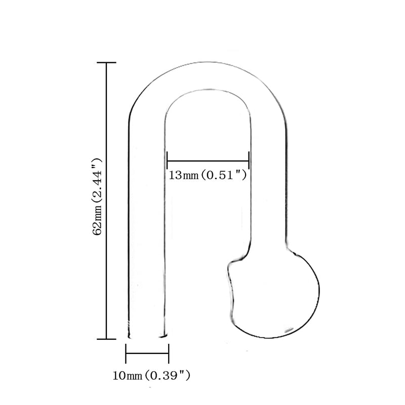 IAFVKAI Glass CO2 Drop Checker Aquarium Hang On CO2 Monitor CO2 Detector for Aquarium Planted Tank - BeesActive Australia