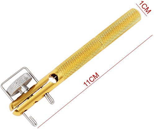 Yosoo Aluminum Alloy Fishing Hook Fishing Line Tool Manual Knot Tying Tool Sub-line Knot-Tying Tool Fish Tool Hook Tie Device Strand Knotter - BeesActive Australia