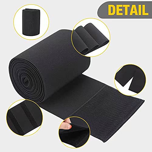 Snatch Me Up Wrap Bandage | Adjust your Snatch Waist Trimmer Tummy Sweat Wraps Belt for Women| Belly Body Shaper Compression Wrap | Gym Accessories Black - BeesActive Australia