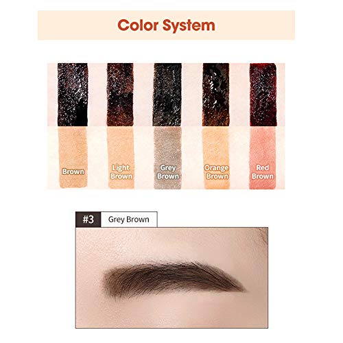 Tint My Brows Gel NEW #3 Gray Brown | Long-Lasting Eyebrow Tint with Care Ingredients | Natural and Elegant Brow Color | Makeup | Kbeauty - BeesActive Australia