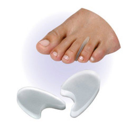 GelX All Gel Toe Separator Medium (2nd/3rd or 3rd/4th Toe) -2 in Each Pack- Clear, Discreet & Moisturises M (Pack of 2) - BeesActive Australia