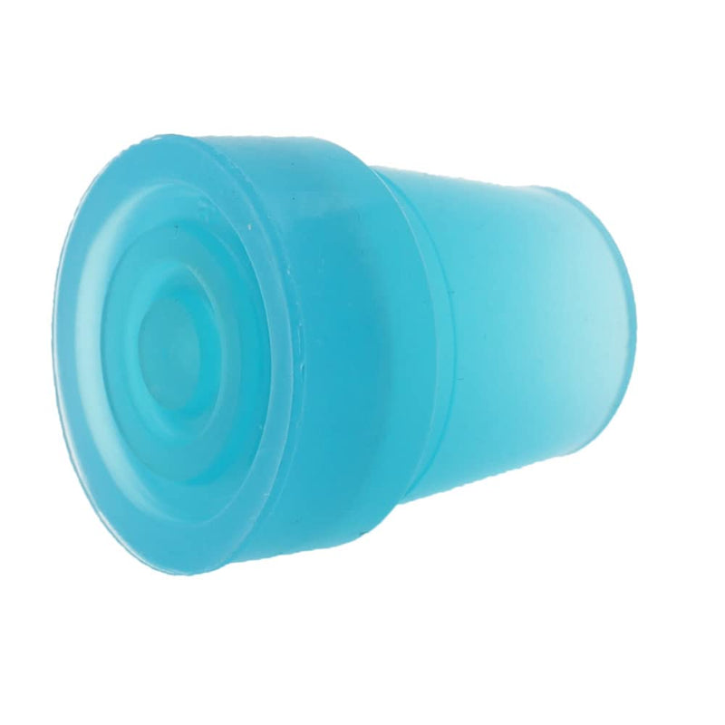 2Pcs: 19mm 3/4" Glow Blue in The Dark Rubber Ferrules for Walking Sticks - by Lifeswonderful - BeesActive Australia