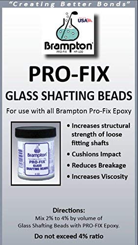 Brampton PRO-FIX Glass Shafting Beads - Golf Club Shaft Installation Stabilizer - Increase Bond Strength - BeesActive Australia