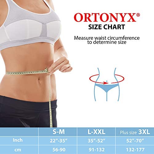 ORTONYX Premium Umbilical Hernia Belt for Men and Women / 10.25" Abdominal Binder With Hernia Support Pad - Navel Ventral Epigastric Incisional and Belly Button Hernias - Beige OX5241-10-L/XL L/XXL (35"-52") - BeesActive Australia