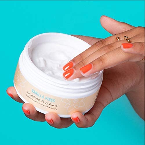 C'est Moi Vanilla Vibes Nourishing Body Butter | Gentle Moisturizer, Hydrates Skin, Clinically Tested Non-Toxic Ingredients feat. Organic Shea Butter, Coconut Oil. & Avocado Oil, EWG Verified, 6 oz - BeesActive Australia