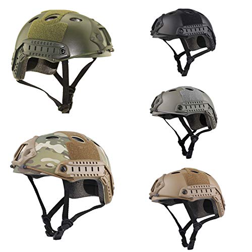 [AUSTRALIA] - ATAIRSOFT PJ Type Tactical Paintball Airsoft Fast Helmet Black 