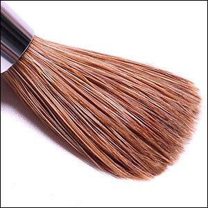 100% Pure Kolinsky Hair Bristles Acrylic Nail Brush Oval Crimped Shaped Mahogany Wood Handle Professional Salon Quality (8#) 8# - BeesActive Australia