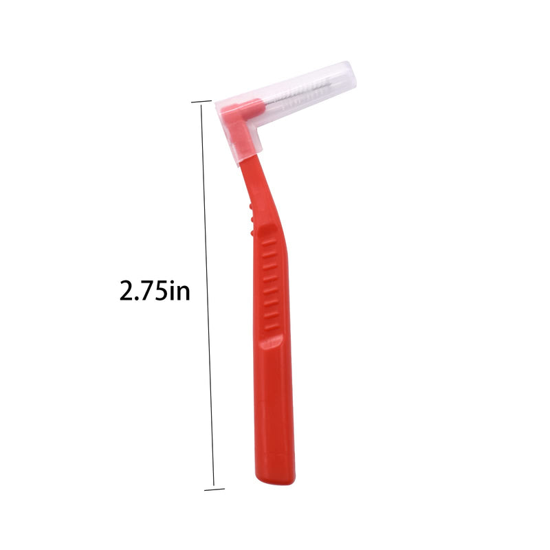 Interdental Brush, 25Pcs Dental Brushes for Between Teeth and Gums, Brush Micro Tight Cleaner, Plaque Removal (Red, Green, Blue, Yellow and Purple) - BeesActive Australia