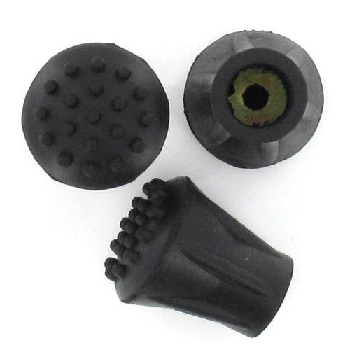 Qty: 4pcs 16mm (5/8") Bell Shaped Studded Rubber Ferrules Walking Stick Tips C-Type by Lifeswonderful® - BeesActive Australia
