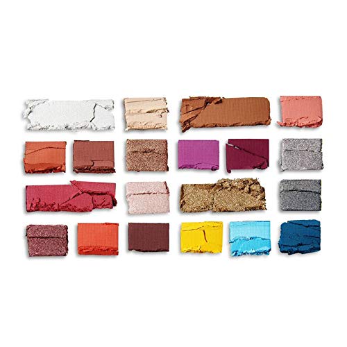 Makeup Revolution Eyeshadow Palette, X Jack, Eye shadow Palette, 20 Shade Eyeshadow Palette, Face Makeup, Variety of Colors, Compact Palette - BeesActive Australia