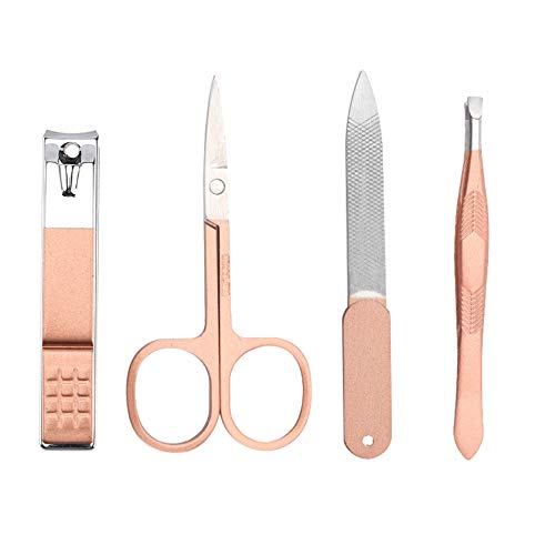 Ibtissan 4 in 1Nail Clippers Sets Stainless Steel Nail Cutter Pedicure Kit Nail File Sharp Nail Scissors and Clipper Manicure Pedicure Kit Fingernails - BeesActive Australia