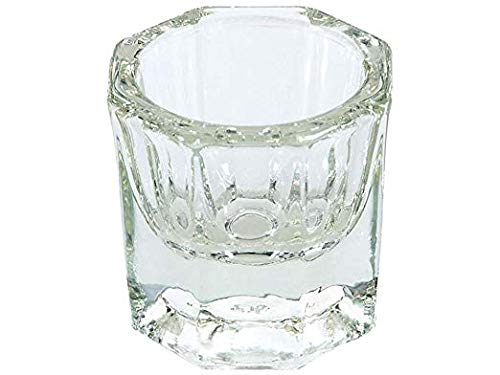 Bzbuy-shop 2 Nail Art Acrylic Liquid Powder Dappen Dish Glass Crystal Cup Glassware Tools - BeesActive Australia