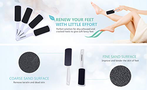 Pedicure Foot Rasp File Callus Remover, Double-Sided Colossal Foot Rasp Foot File And Callus Remover For Dead Skin (Pack of 4) 4 pieces - BeesActive Australia