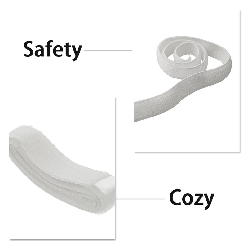 4 Pcs Catheter Leg Bag Straps Catheter Fixation Straps Leg Urinary Bag Fixation Tapes for Incontinence Urine Bag, White - BeesActive Australia