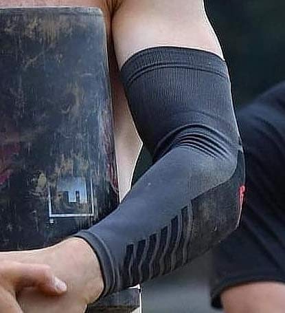 Premium Compression Arm Sleeves: Made for Trail Running, OCR Training & Racing by Hoplite Medium - BeesActive Australia