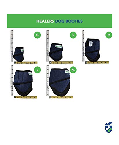 Healers Petcare Medical Dog Bootie, Single Unit - Blue Large 1 - BeesActive Australia
