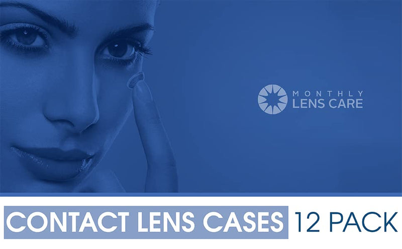 Contact Lens Cases 12 Pack. One Year Supply. Protect Your Eyes by Changing Your Contact Lens Case Monthly Green - BeesActive Australia