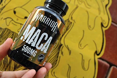 Warrior Maca 60 Tablets - Natural Root Extract - Vitamin B2 - Libido Enhancer | Warrior Supplements, Clear, 57 Gram - BeesActive Australia