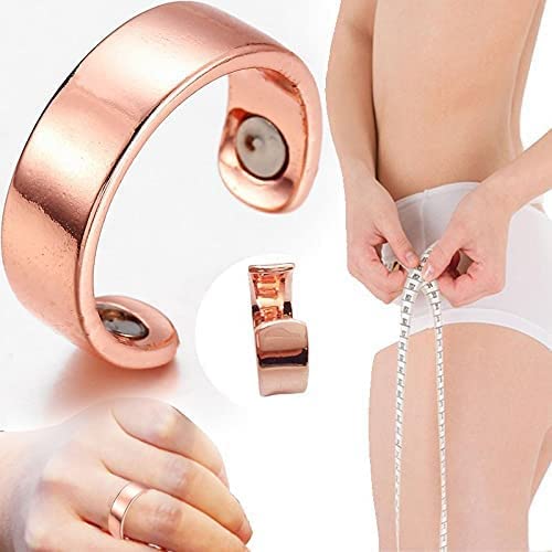 3PCS Lymphatic Drainage Therapeutic Magnetic Ring, Copper Magnet Rings Opening Adjustable, for Men and Women (Black+ Silver+Rose Gold) (J42L) - BeesActive Australia