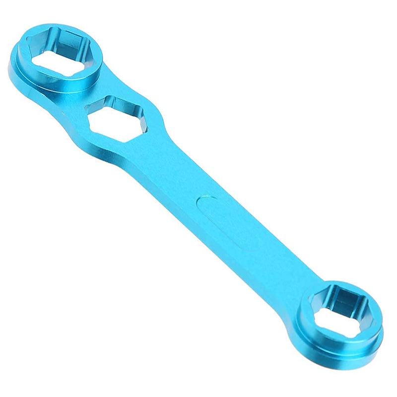 Vbestlife DIY Fishing Reel Wrench Tool, Blue Fishing Reel Care Maintenance Wrench for Fishing Reel Tool - BeesActive Australia