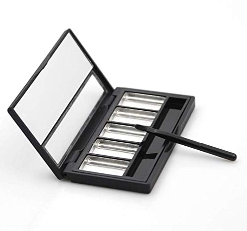 LASSUM Empty Eyeshadow Makeup Palette Containers with 5 Aluminum Pans and Mirror, DIY Eye Shadow Pigment Tray Holder Case - BeesActive Australia