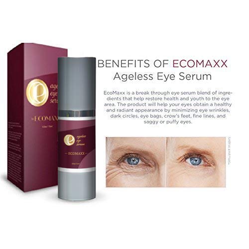 Ecomaxx Ageless Eye Serum-Anti Aging Serum- Naturally Repair Under Eye Area -Minimize Fine Lines and Wrinkles -Fight Signs of Aging - BeesActive Australia