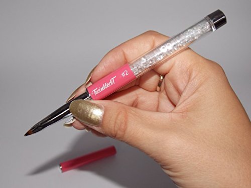 Twinkled T Kolinsky Professional Nail Cleaning Brush Sizes 2, 6, or 12 (2) - BeesActive Australia