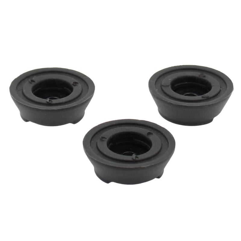 Lifeswonderful - Set of 3 Replacement Screw-in Rubber Cane Tips Feet Suitable for Hurrycane Freedom Edition Walking Sticks - BeesActive Australia