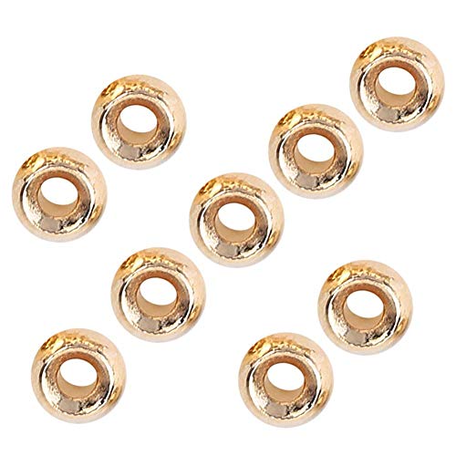 Bnineteenteam 25Pcs Fly Tying Beads Nymph Head Ball Beads Tungsten Alloy Beads Slotted Fly Tying Materials for Fly Fishing Accessory 4.6MM - BeesActive Australia