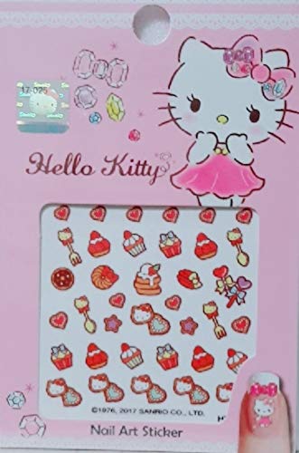 Hello Kitty Nail Art Sticker(P) - 5 Pack Mixed Design - BeesActive Australia