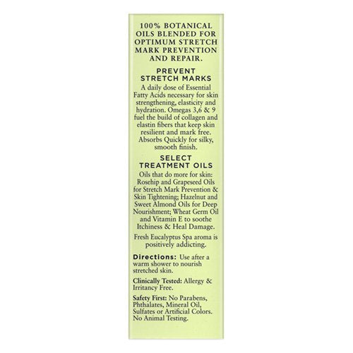 Basq Skin Care Resilient Body Stretch Mark Oil, Eucalyptus, 4 Fluid Ounce - BeesActive Australia