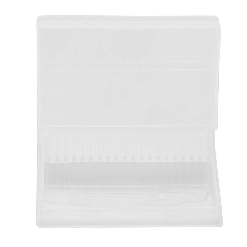 Zerodis Nail Drill Bit Case, 20 Slots Nail Drill Bit Box Holder Manicure Tool Nail Grinding Head Display Storage for Salon - BeesActive Australia
