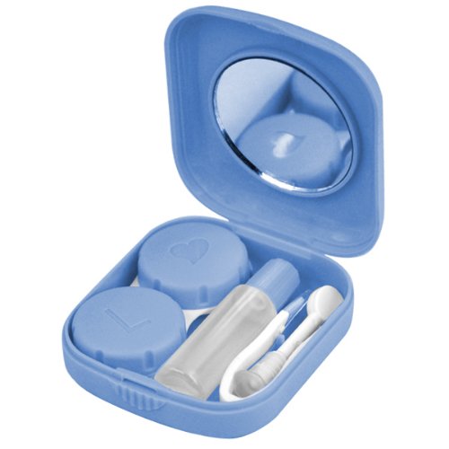 Accessotech Blue Mini Contact Lens Travel Kit Case Pocket Size Storage Holder Container - BeesActive Australia