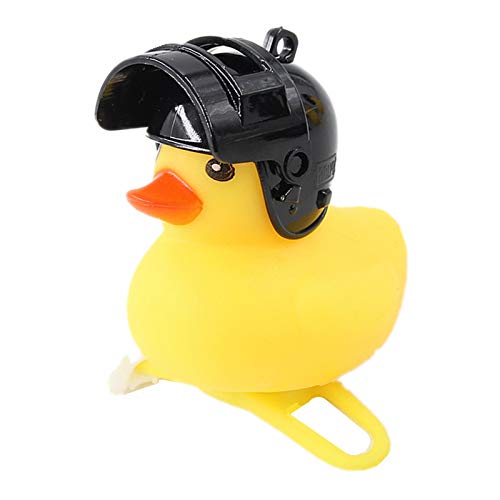 Omeet 2 Pack - Lovely Yellow Duck Bike Bell, Kids Bike Horn, Rubber Yellow Duck Bicycle Accessories with LED Light - for Kids Toddler Children Adults Sport Outdoor Black - BeesActive Australia