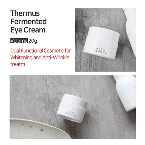 PUREGEN Thermus All day Vitalizing Eye Cream Facial Anti Aging Natural best Korean Wrinkle Skin Care Alcohol Free dark circles and puffiness under bags treatment for wrinkles 0.71 Fl Oz 20g - BeesActive Australia