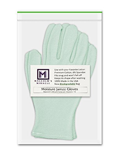 Malcolm's Miracle Green Moisturizing Gloves - Lasts 2 years - Made in the USA (Medium) Medium - BeesActive Australia