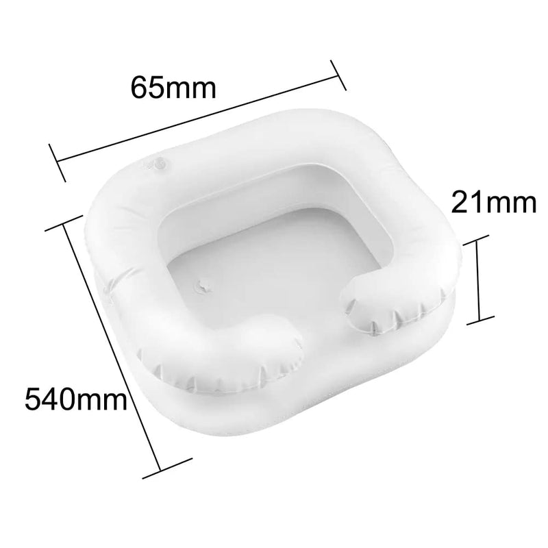 UK Seller | Inflatable Hair WASH Basin | Free Pump | Shampoo Bathing AID | WASH Hair in Bed Blow UP Bowl - BeesActive Australia
