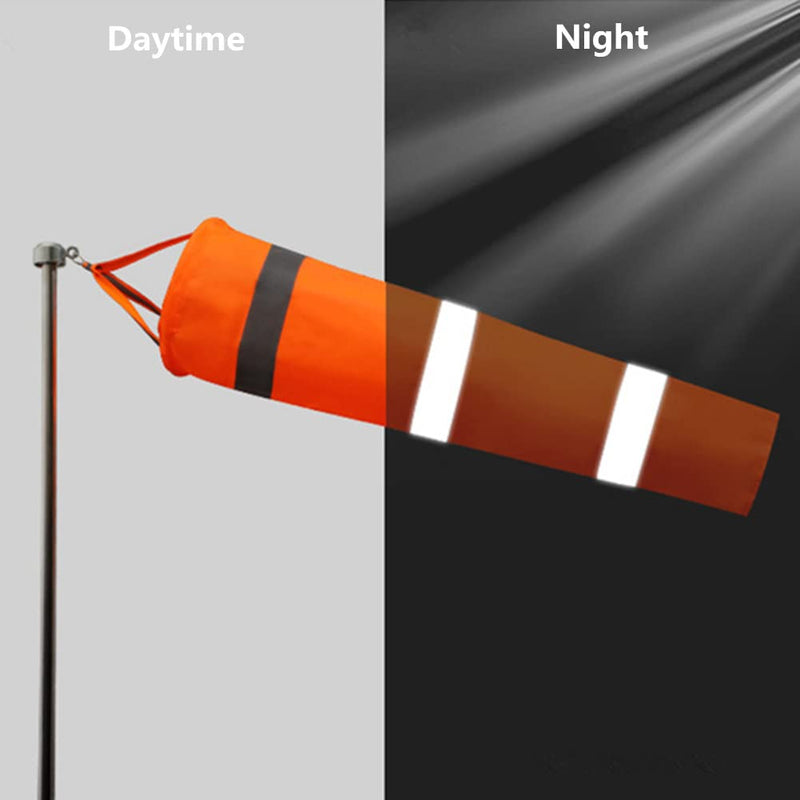 Ruihfas 31.50" Durable Rip-Stop Fluorescent Windsock with Reflective Belt - BeesActive Australia
