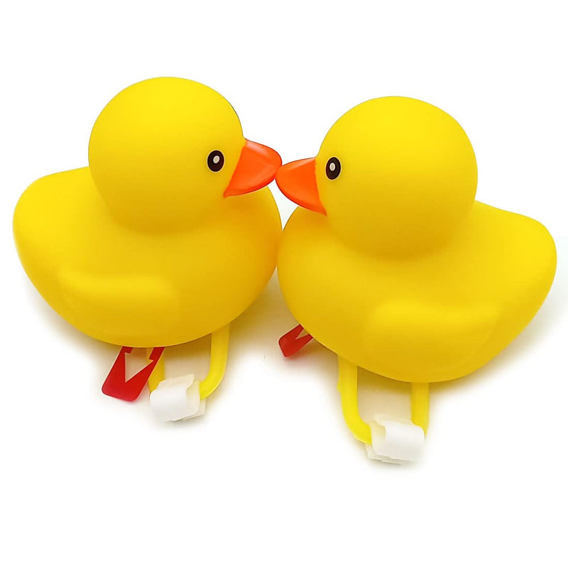 Duck Bike Bell 2 Pcs, Rubber Duck Bicycle Accessories, Bicycle Horns Mountain Bike Handlebar Light Bicycle Accessories - BeesActive Australia